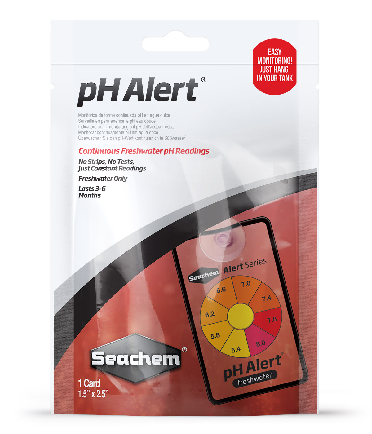 Marine Aquarium Test Kit - Seachem Water Testen Ph Alert Nh3