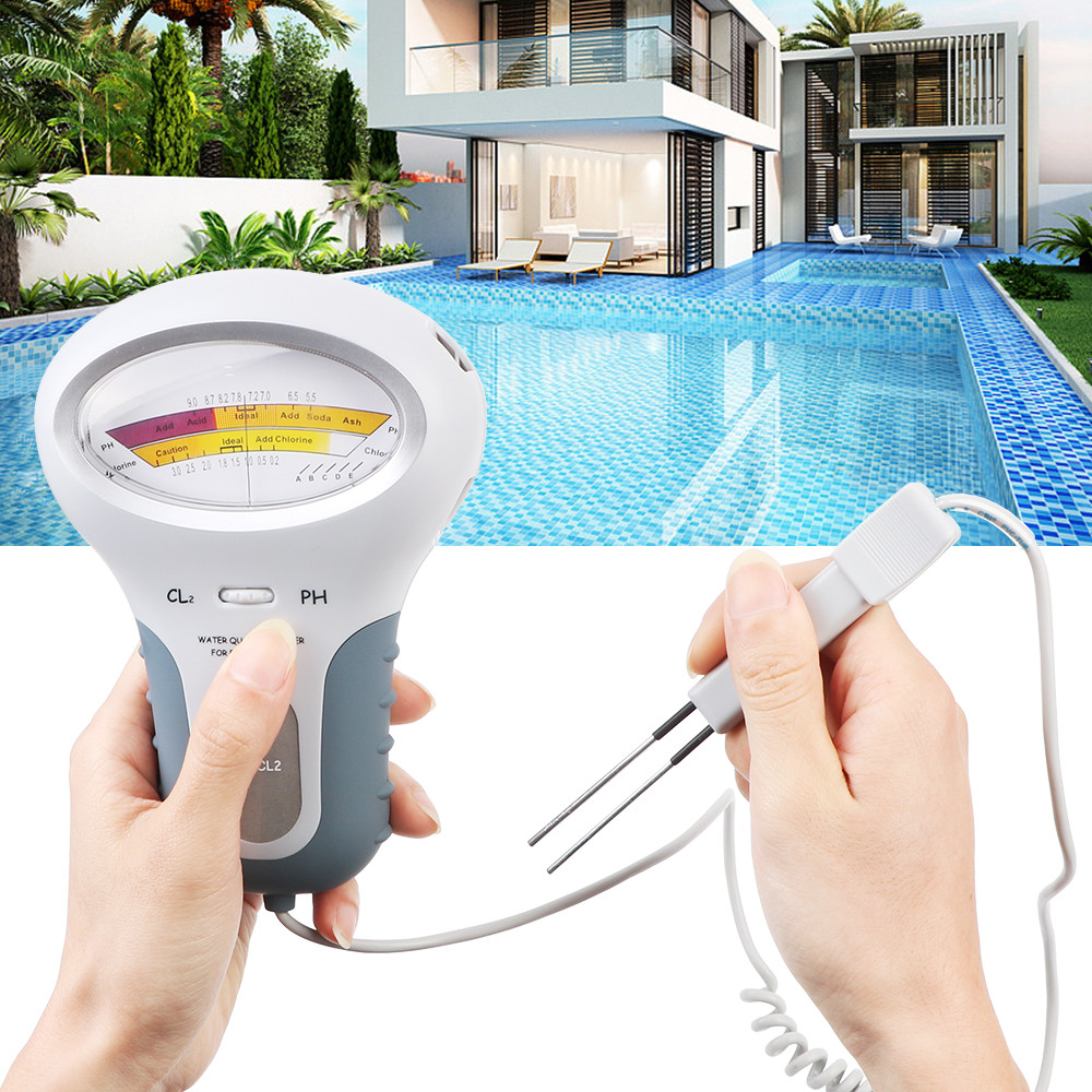 Marine Aquarium Test Kit - 2 In 1 Ph Chloor Meter