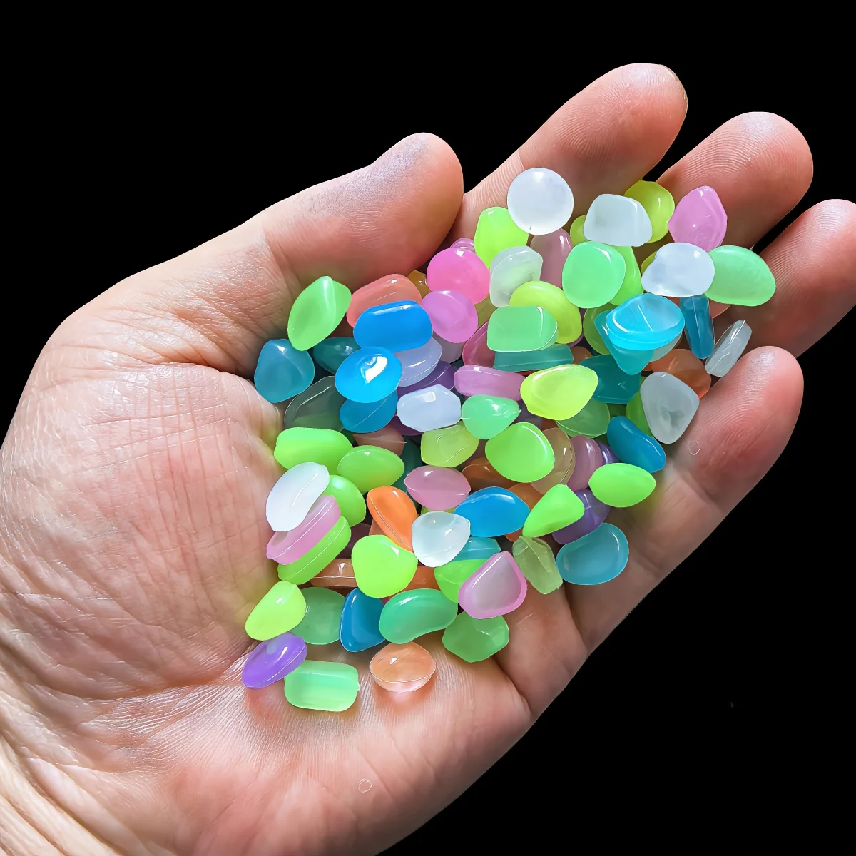 1CM 100 stuks Kleur Gans Steen - Aquarium Marine Tank recensie en prijs
