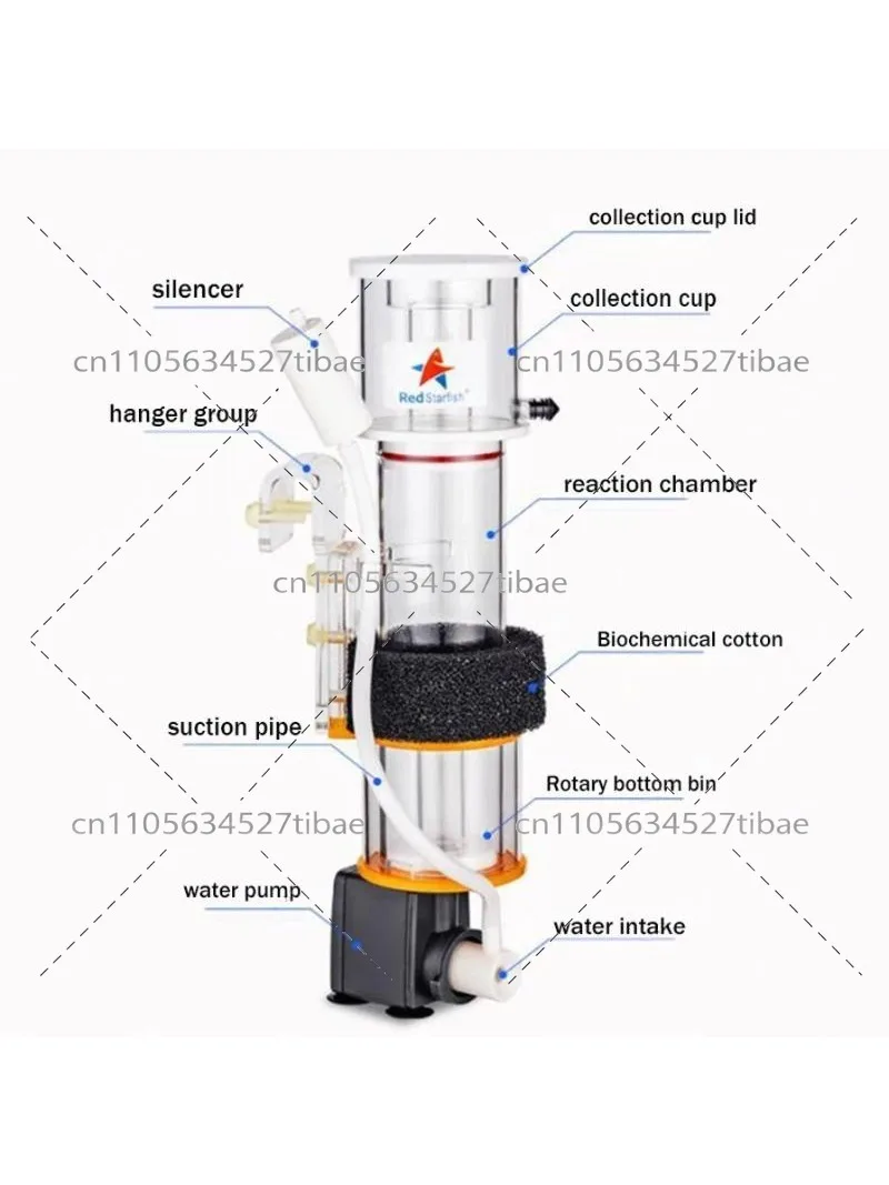 Eiwitafschuimer voor zoutwater - Marine Aquarium Protein Skimmer recensie en prijs