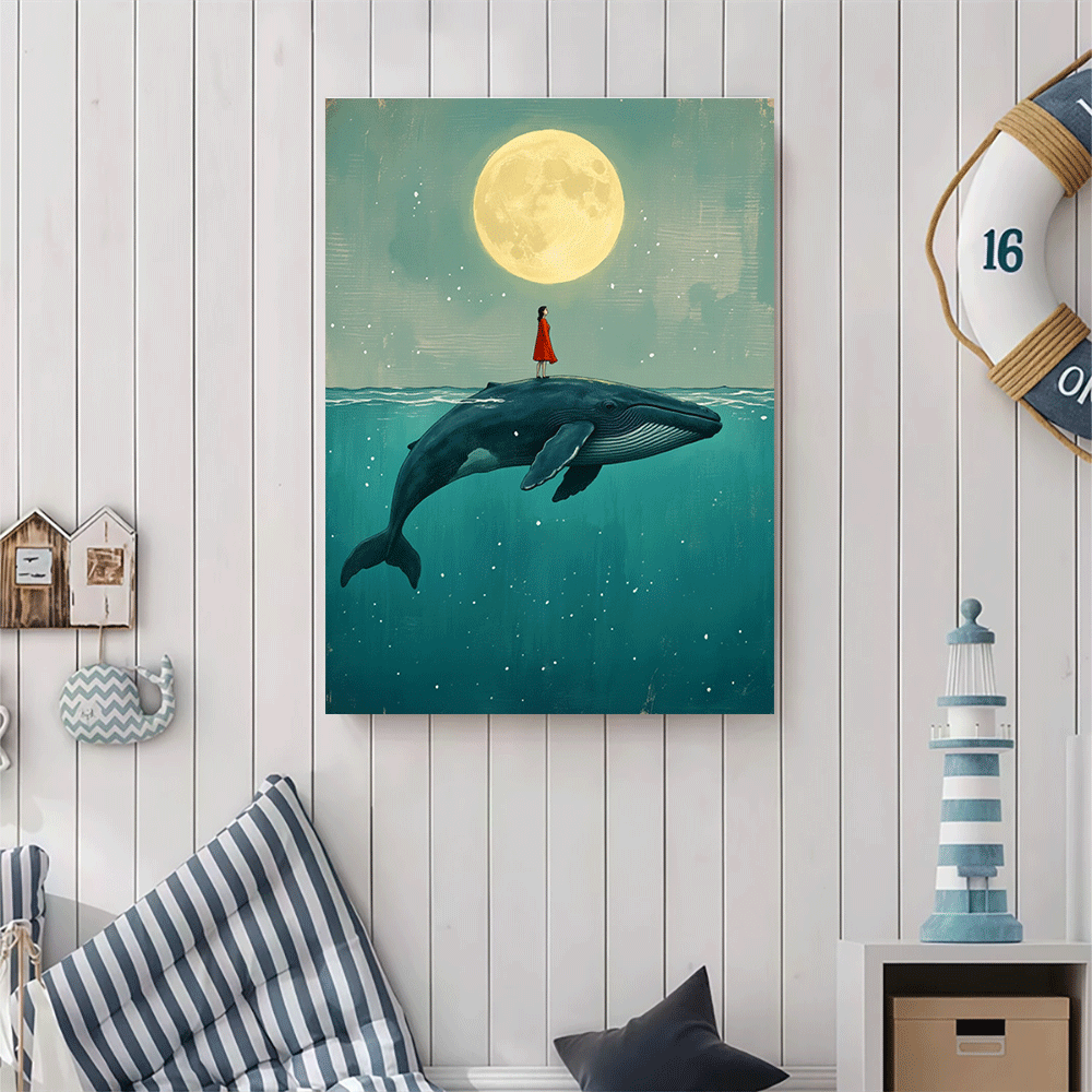 1PC-Unframed canvas poster wan - Marine Aquarium Decorations recensie en prijs