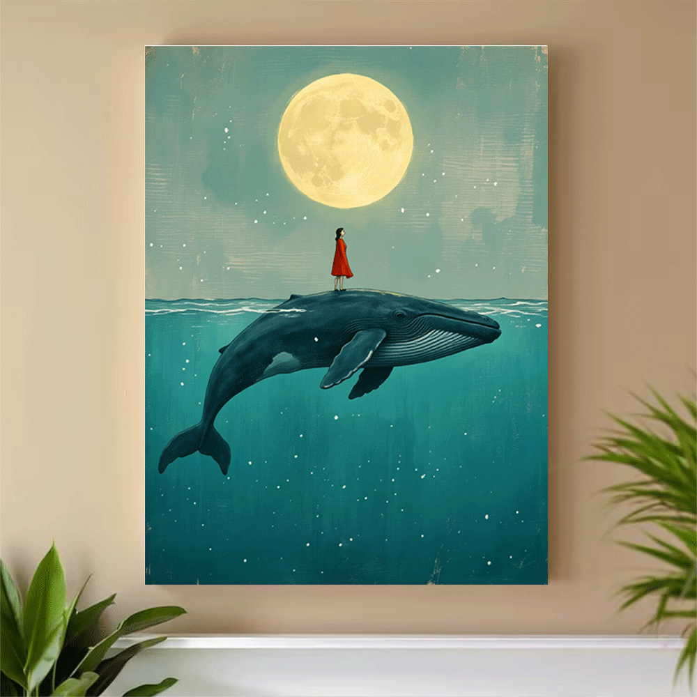 1PC-Unframed canvas poster wan - Marine Aquarium Decorations recensie en prijs