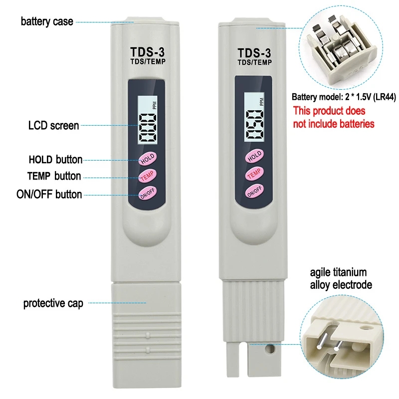 1/3 stuks draagbare LCD digita - Marine Aquarium Test Kit recensie en prijs