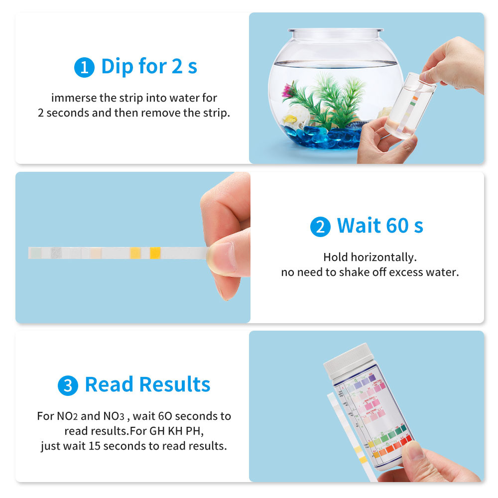 6-In-1 Waterkwaliteit Teststri - Marine Aquarium Test Kit recensie en prijs
