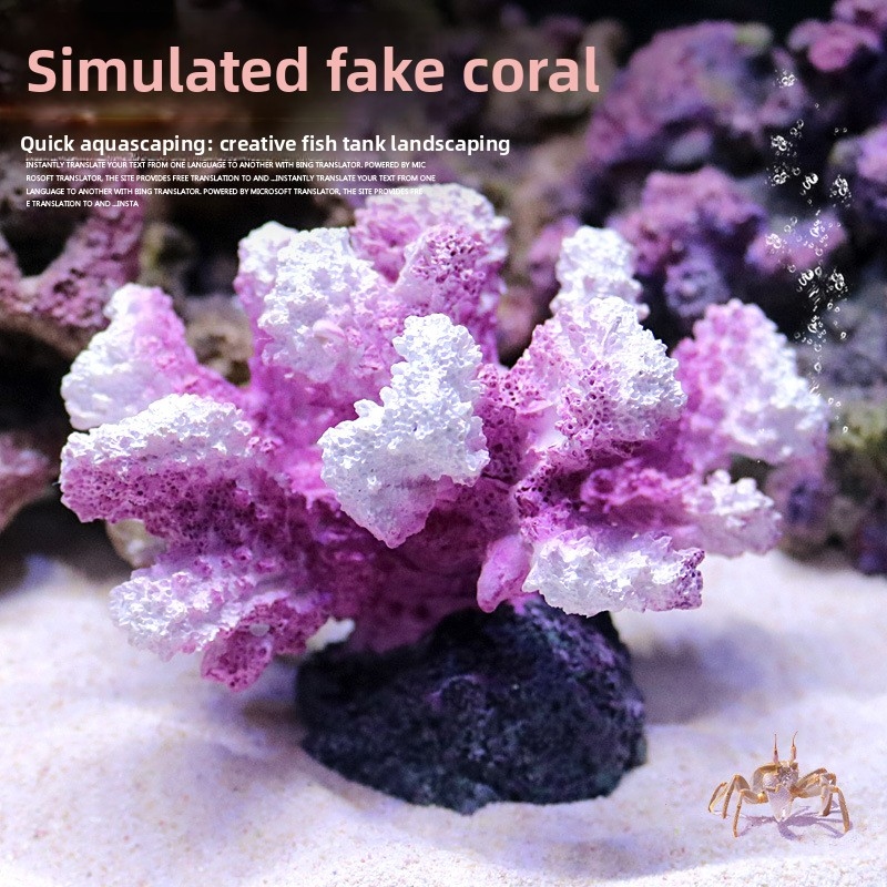 Kunstmatige koraalrifdecoratie - Aquarium Marine Rock recensie en prijs