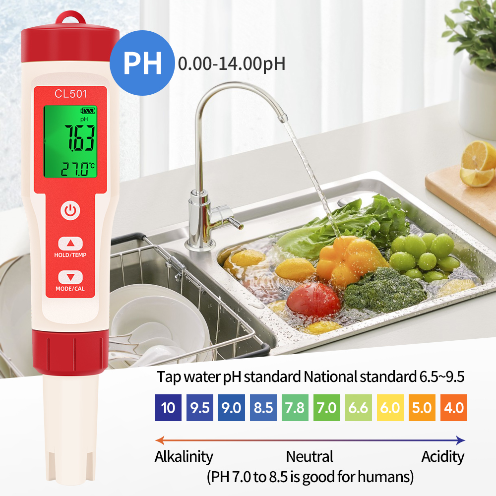 PH/CL2/H2/ORP/Temperatuurmeter - Marine Aquarium Test Kit recensie en prijs