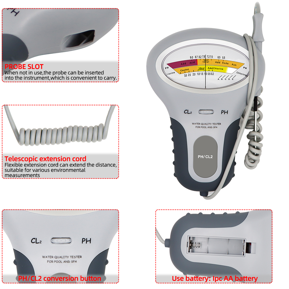 2 In 1 Ph Chloor Meter Chloor  - Marine Aquarium Test Kit recensie en prijs