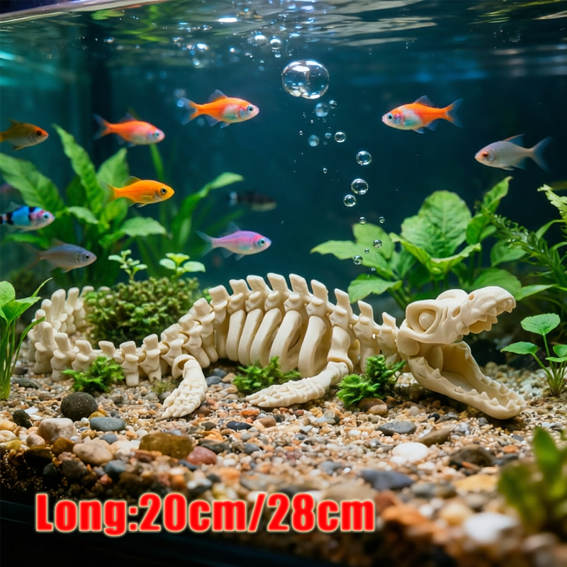 1Pc Realistische Mosasaur Skel - Marine Aquarium Used recensie en prijs