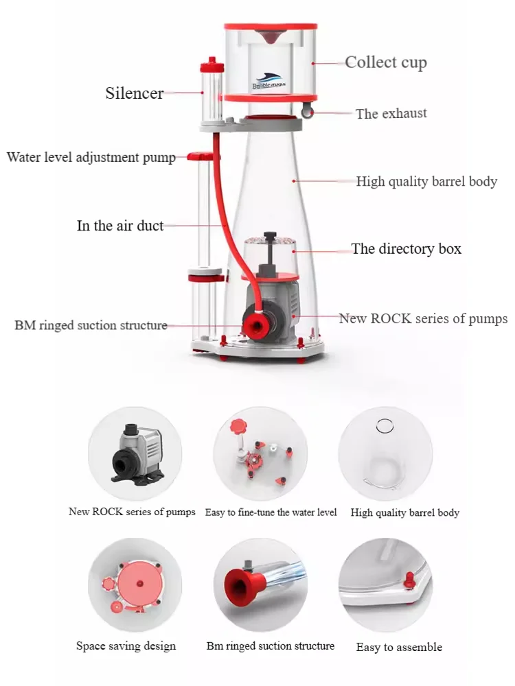 220-240V 50Hz Bubble Magus Cur - Marine Aquarium Protein Skimmer recensie en prijs