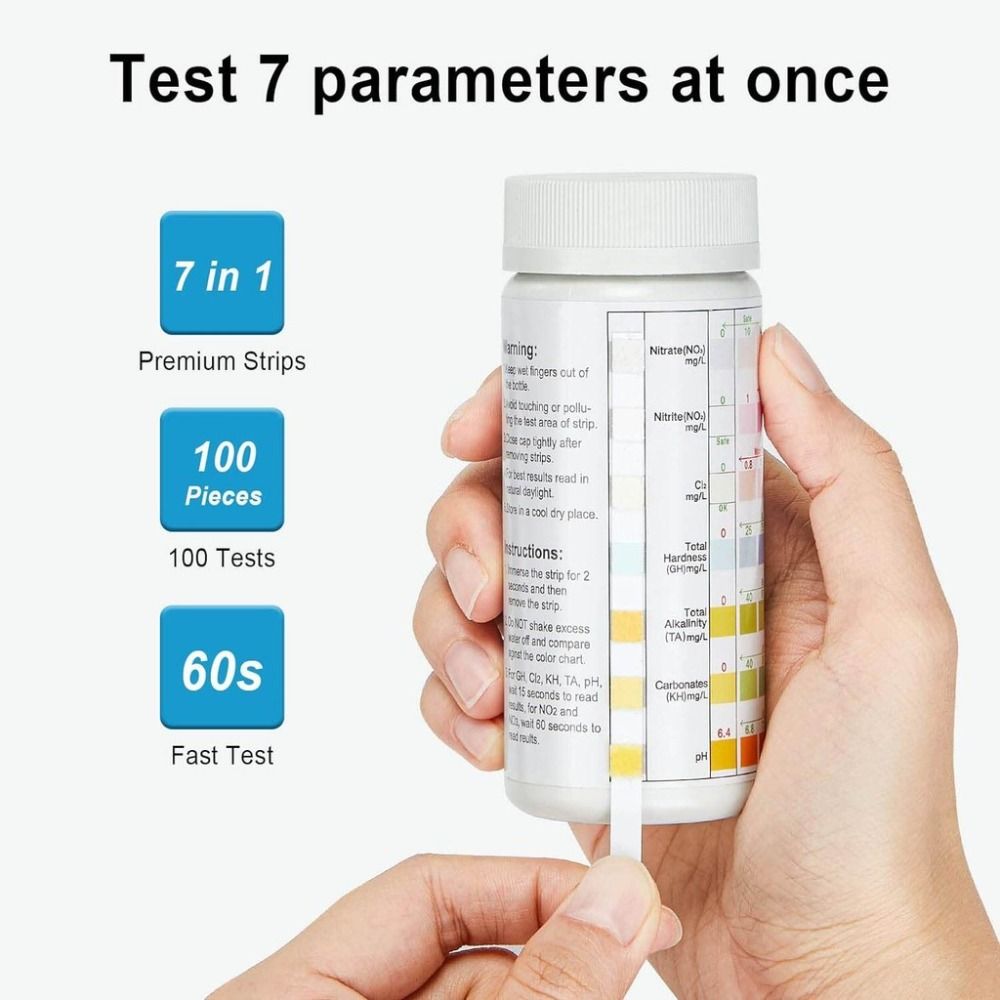 7 in 1 100 Stuks Aquarium Test - Marine Aquarium Test Kit recensie en prijs