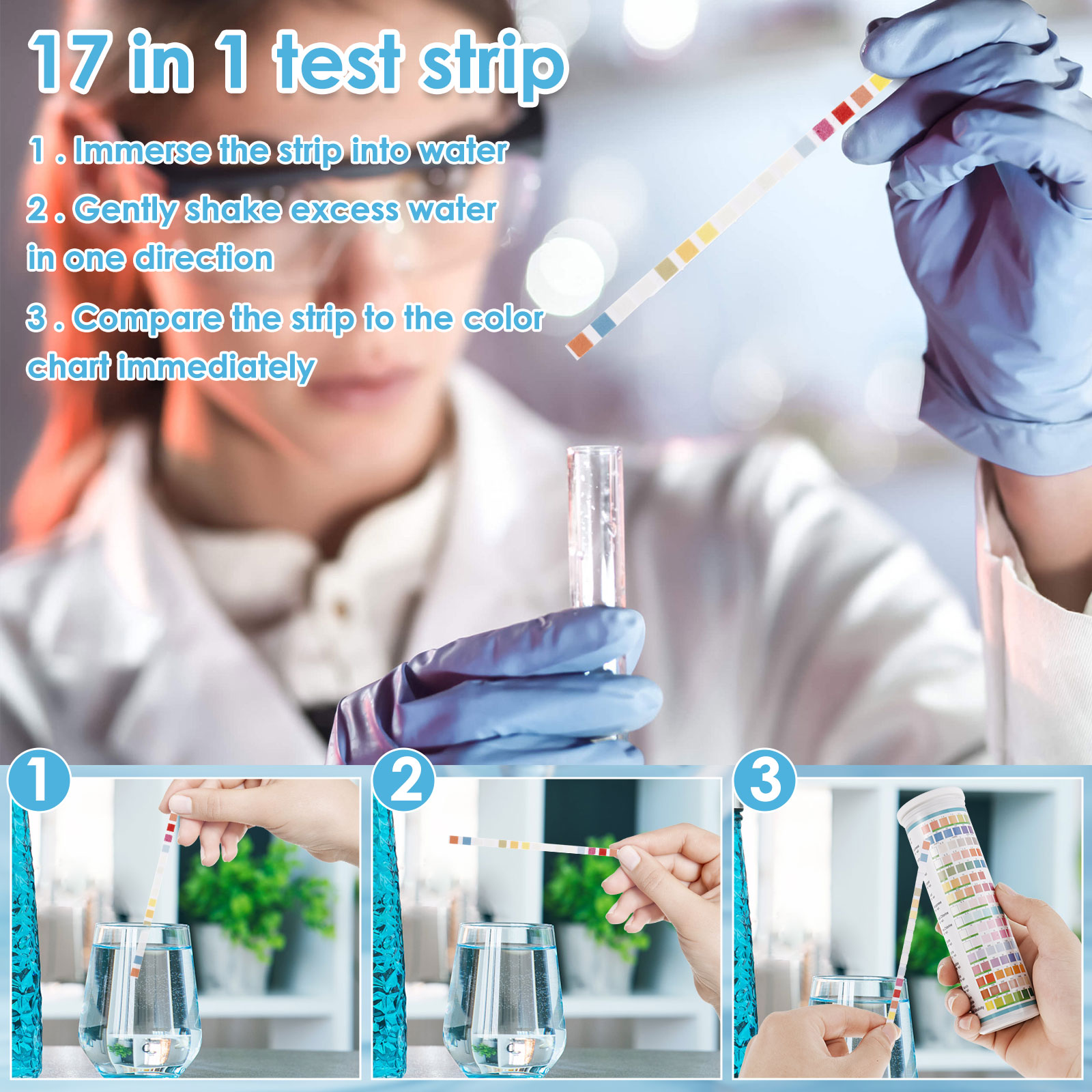 5-17 in 1 Aquarium Teststrips  - Marine Aquarium Test Kit recensie en prijs