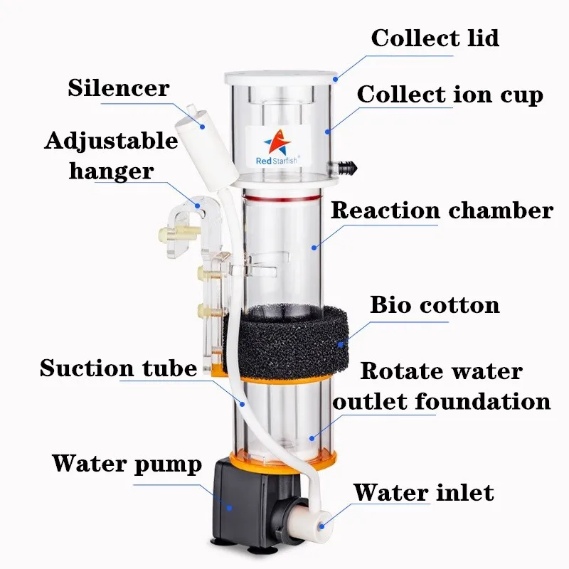 Rode Zeester Eiwit Skimmer Ult - Marine Aquarium Protein Skimmer recensie en prijs