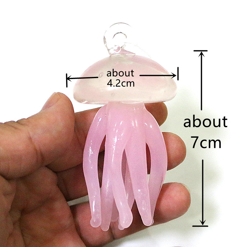 Roze Kwallen Glazen Hanger Leu - Marine Aquarium Europe recensie en prijs